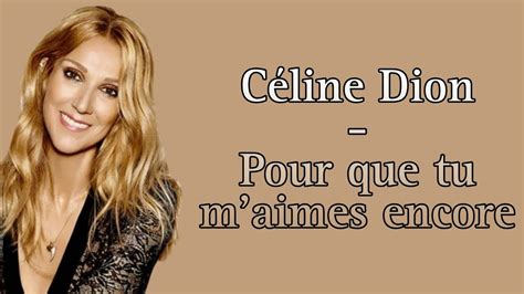 imitation veronique dicaire celine dion pour que tu m'aimes